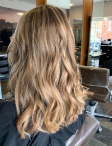 Long natural wavy hair Blakes Hair Salon Canterbury