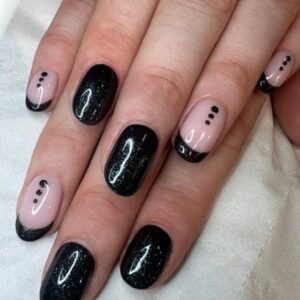 Black Nail Polish at BYou Salon at Blakes Hair Salon in Canterbury