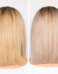 Before-and-After-Moroccanoil-blonde-perfecting-violet-shampoo