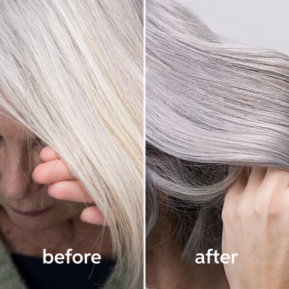 Remove-Brassy-Tones-From-Grey-Hair-Canterbury-Salon